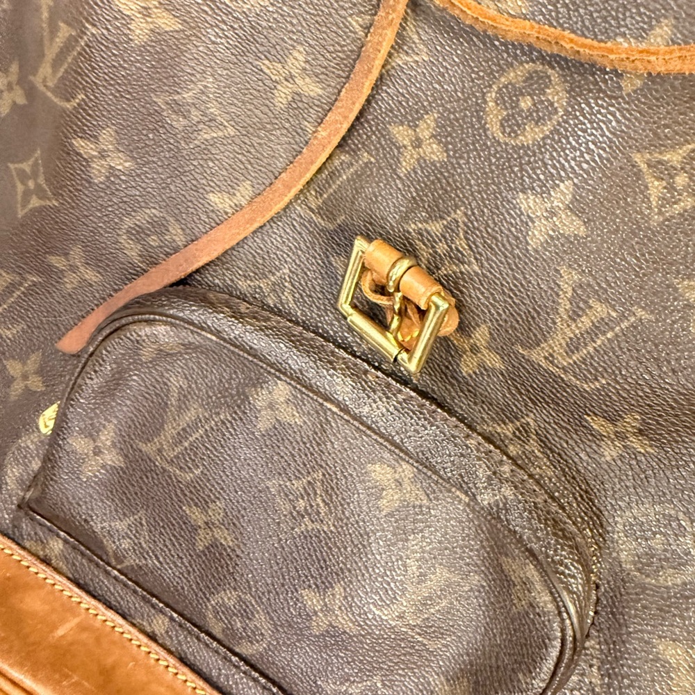 Vintage Louis Vuitton Brown Monogram Backpack - Picture 6 of 16